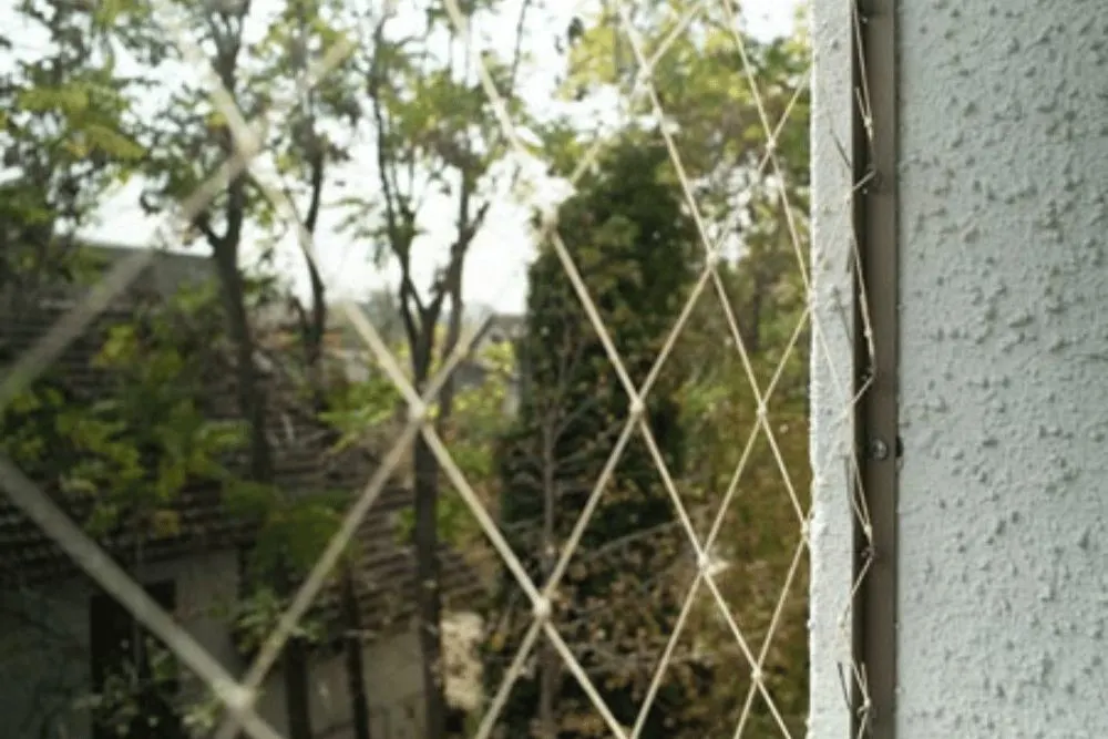 Ventana termopanel con mallas para ventanas de seguridad